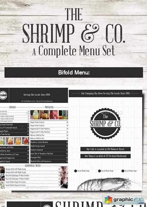 Shrimp & Co Menu Set