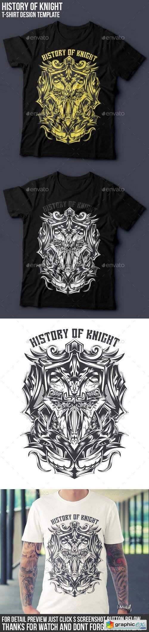 History of Knight T-shirt Design