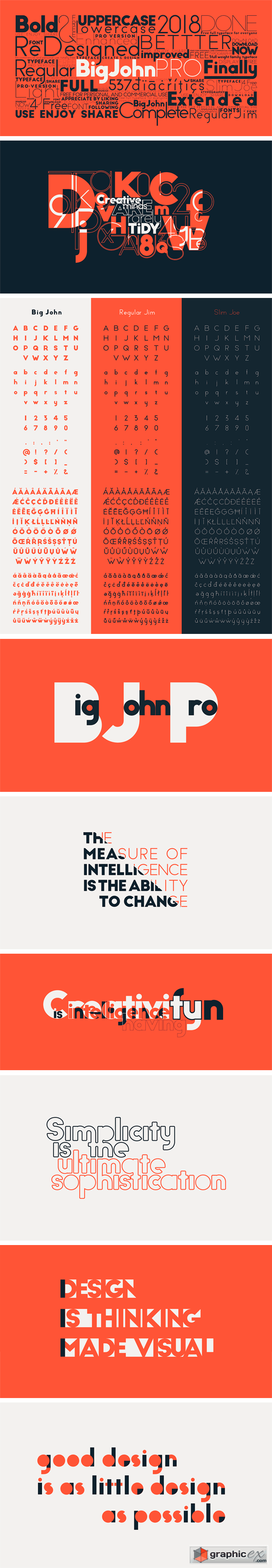 Big John PRO Font Family