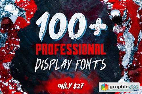 100+ Superb Professional Display Fonts