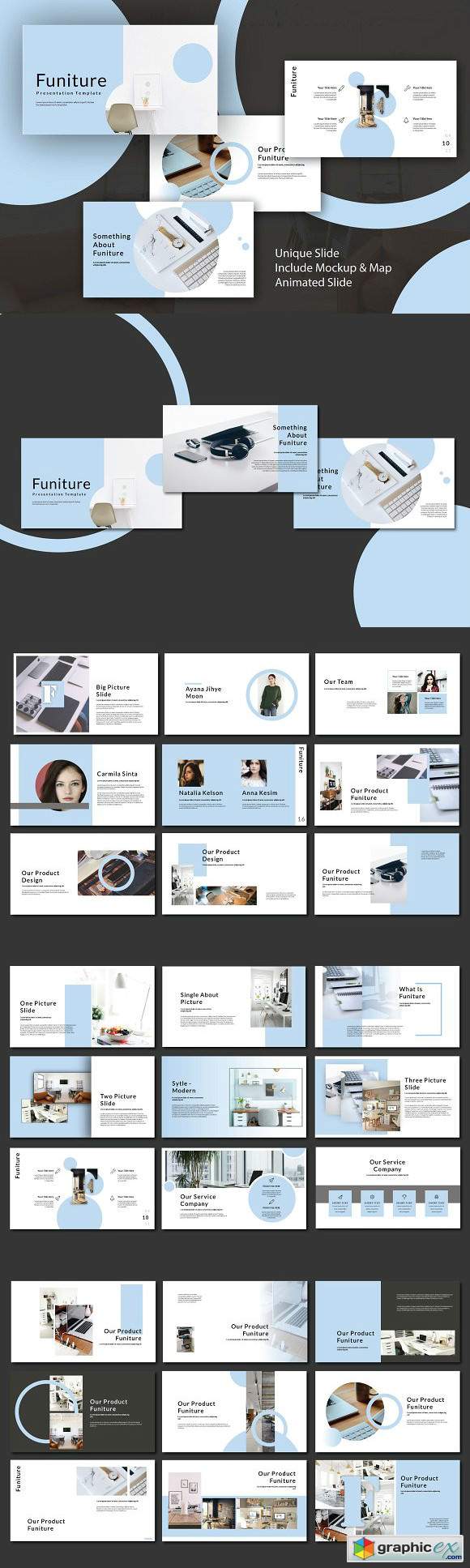 Funiture Powerpoint Template