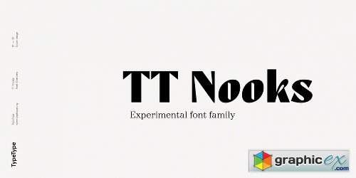 TT Nooks Font Family - 8 Fonts