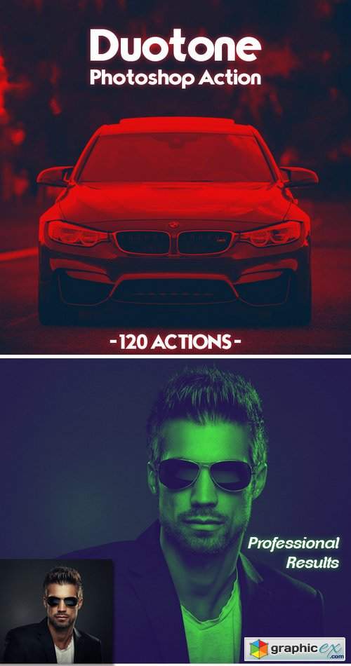 120 Duotone Photoshop Actions