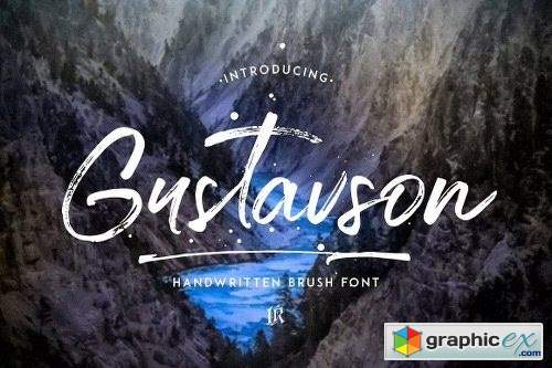 Gustavson Script Font Font Family - 2 Fonts