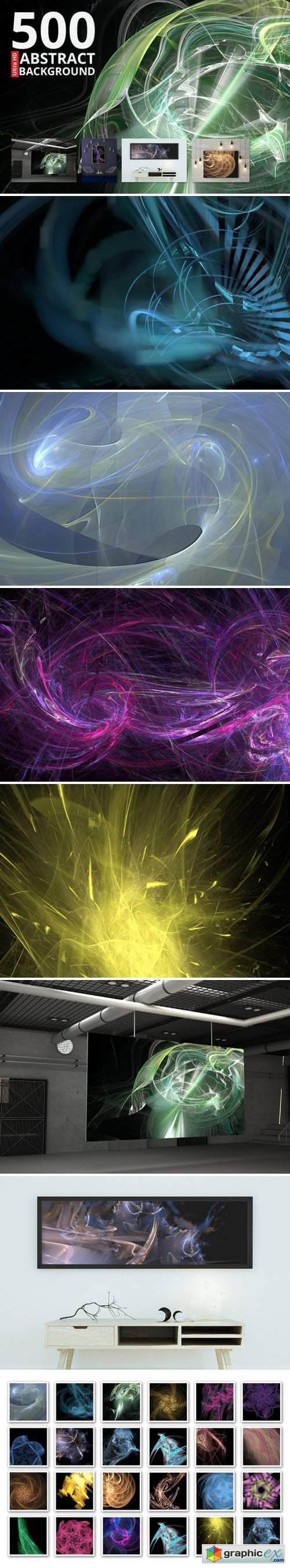 500 abstract backgrounds