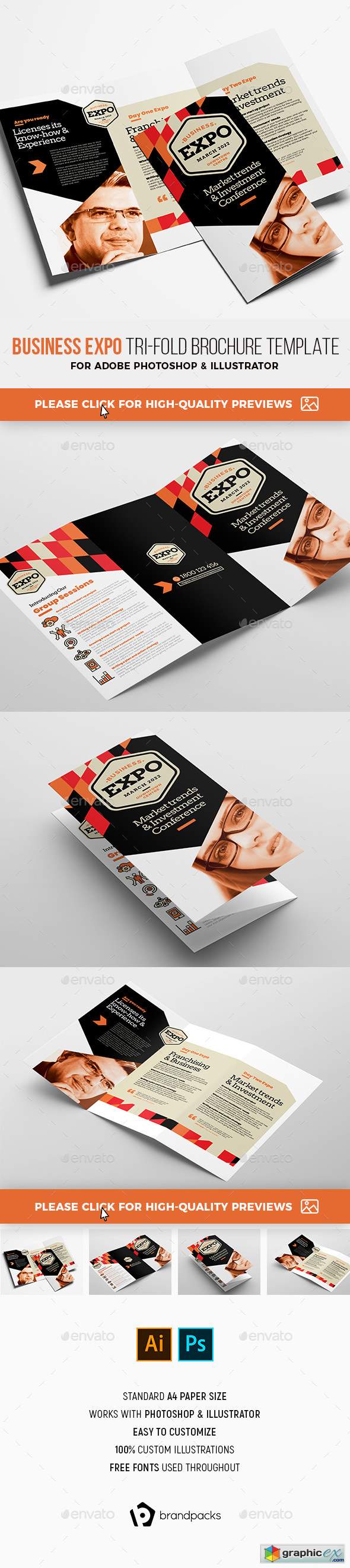 Business Expo Tri-Fold Brochure