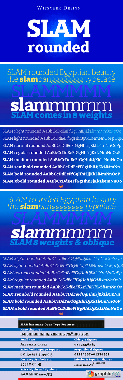Slam Rounded Font Family