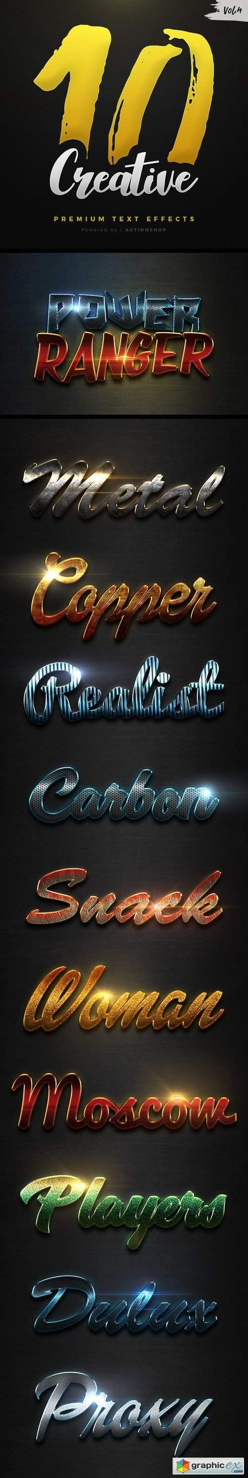 10 Creative Text Effects Vol.4