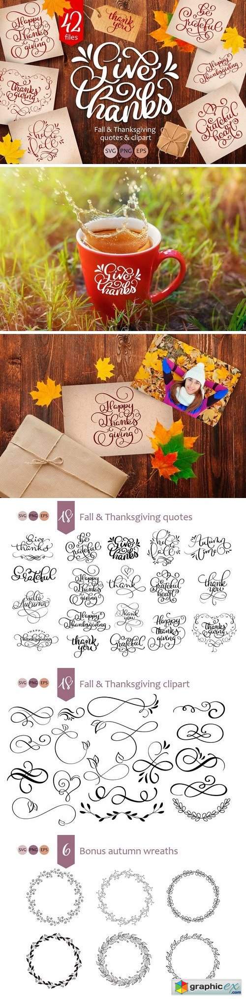 Calligraphy for Thanksgiving Day