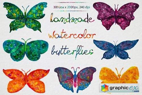 Watercolor Butterflies 873804