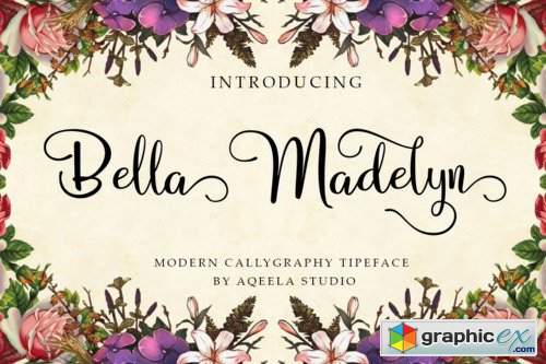 Bella Madelyn Script Font