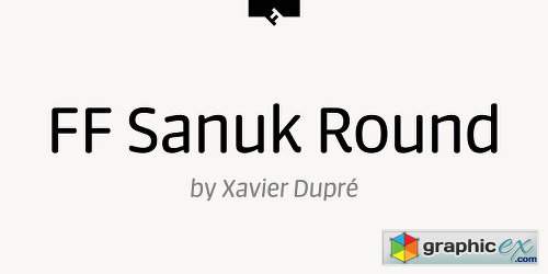 FF Sanuk Round Font Family - 10 Fonts