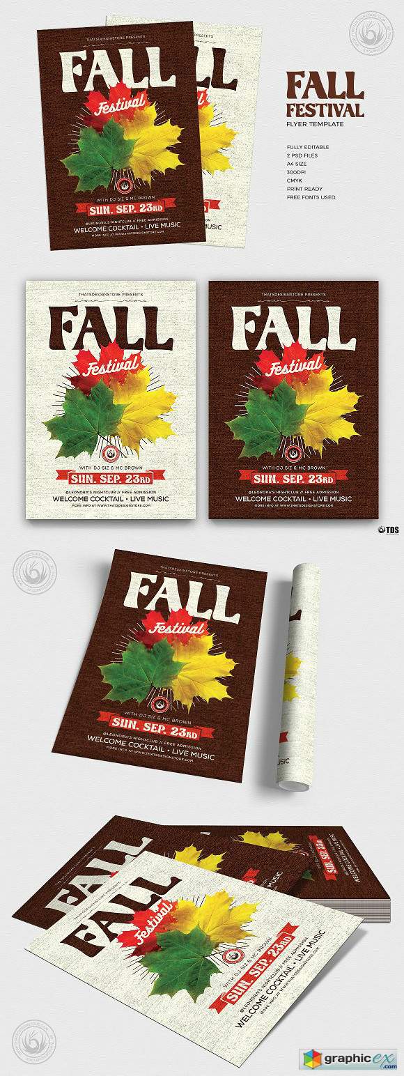 Fall Festival Flyer Template 2847444