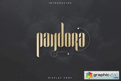 Pandora Display Font Family
