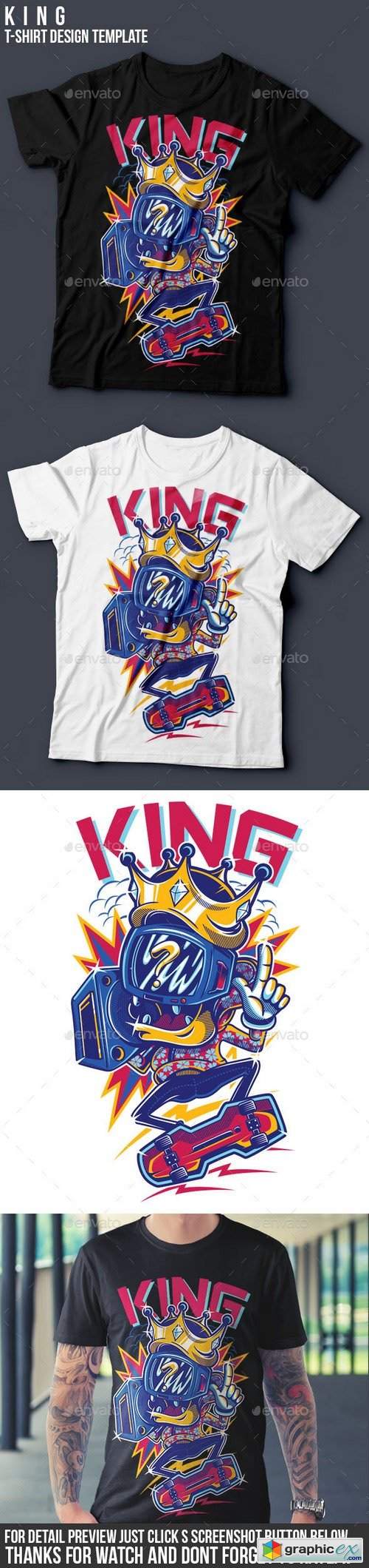 KING T-Shirt Design