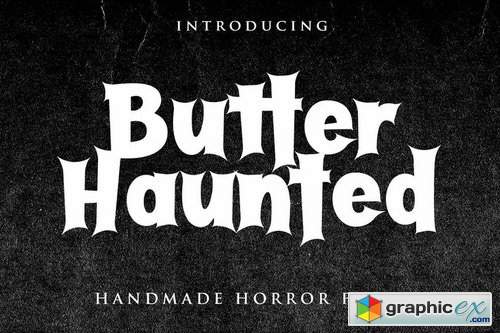 Butter Haunted Font