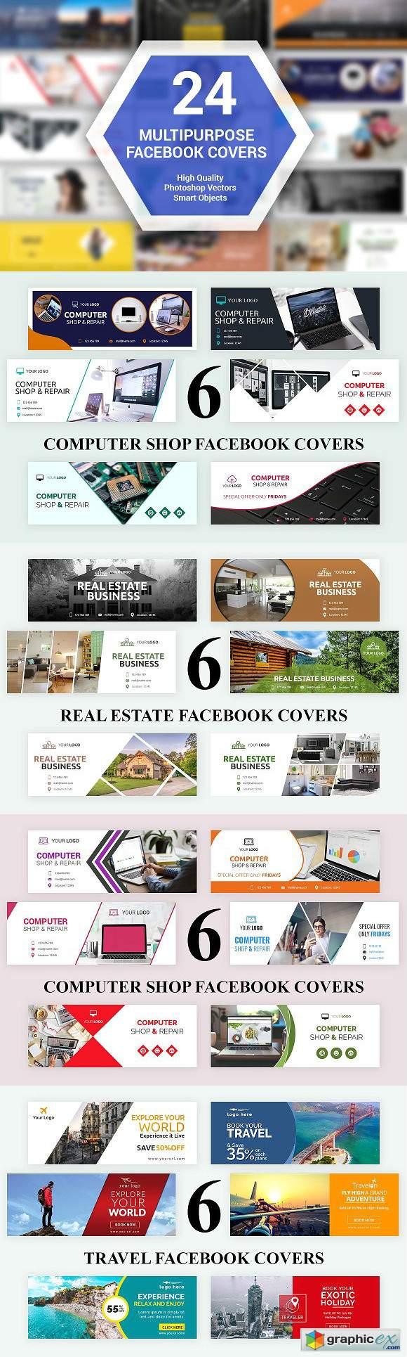 24 Multipurpose Facebook Covers