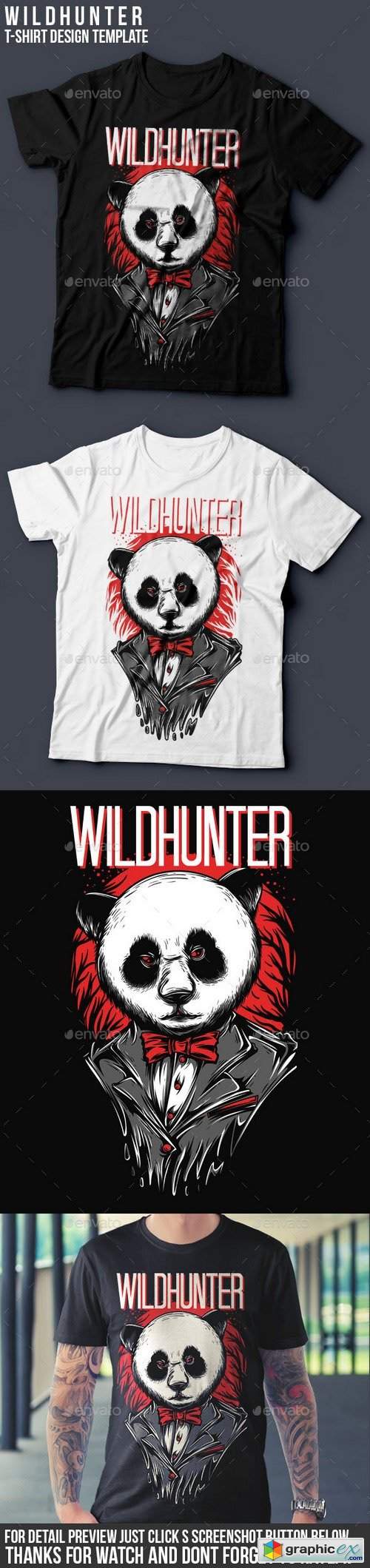 Wildhunter T-Shirt Design