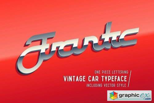 Frantic Font & Style