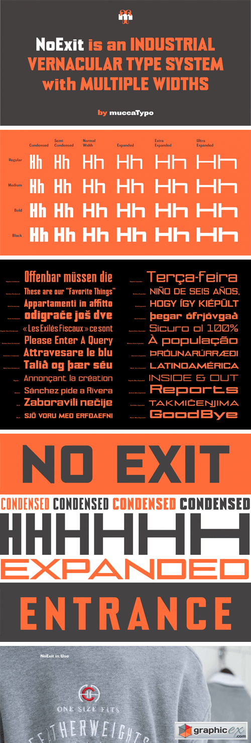 NoExit Font Family