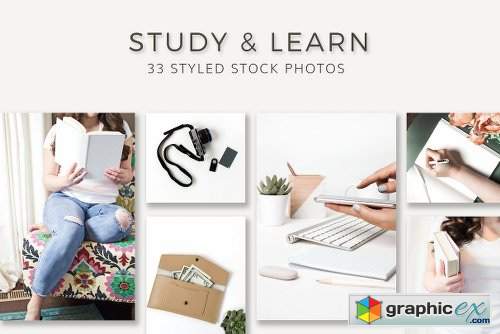 Earn Study & Learn (33 Stock Photos)