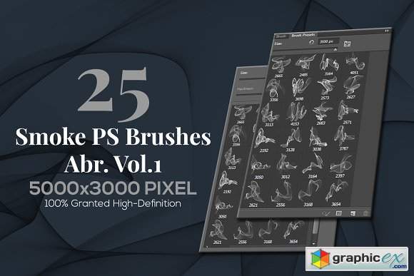25 Smoke PS Brushes Abr Vol 1