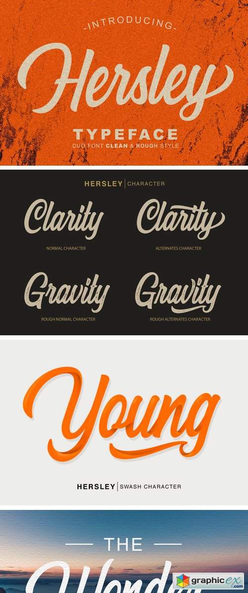 Hersley Typeface