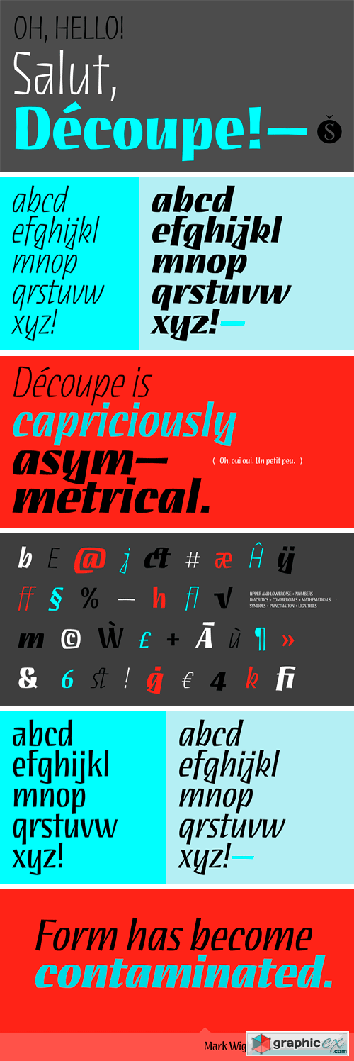 Decoupe Font Family