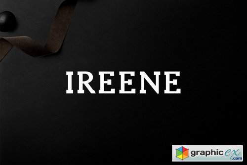 Ireene Serif 3 Font Family Pack