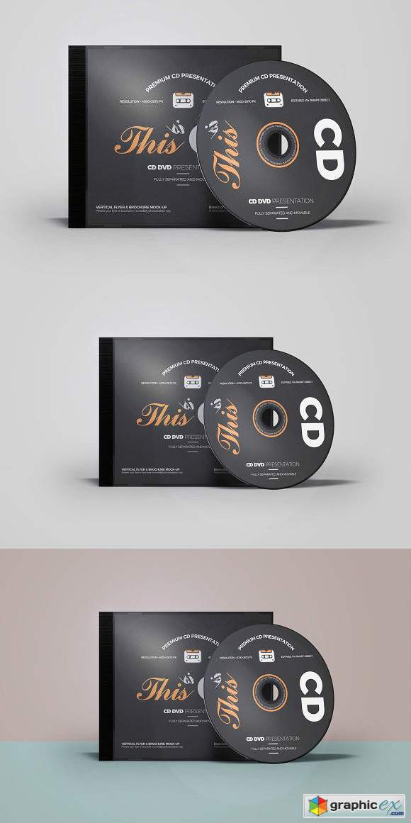 CD DVD Album Mock-up 6