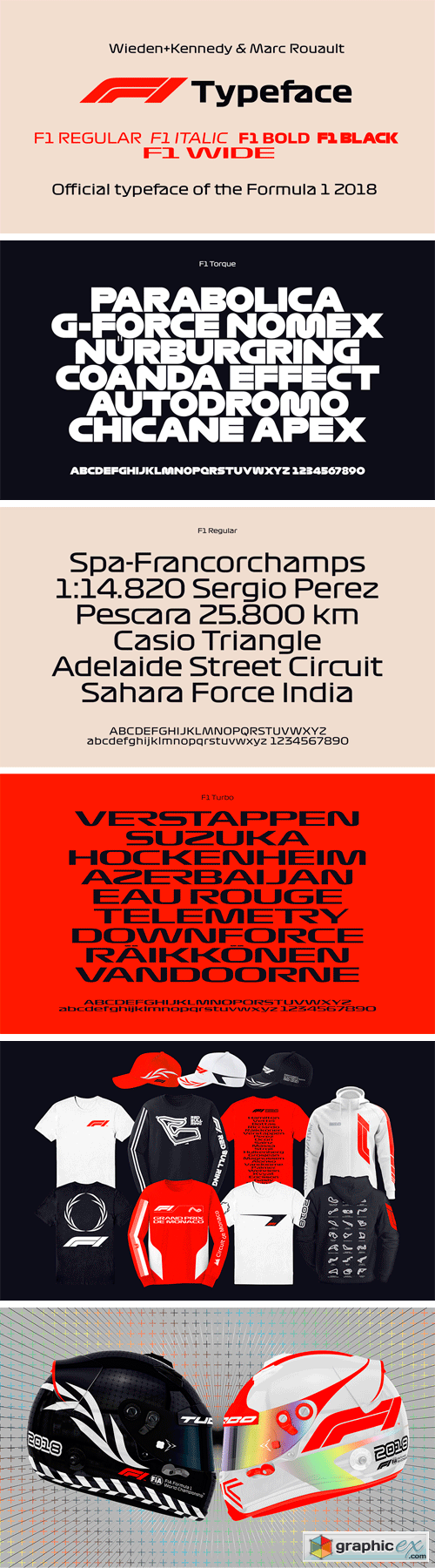 Formula 1 Display - Official Typeface of the Formula 1 2018