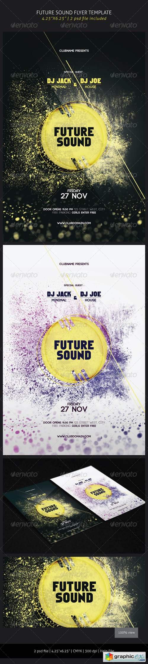  Future Sound Flyer Template 5868032