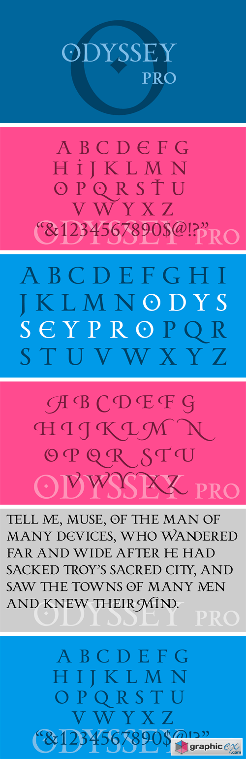 Odyssey Pro Font