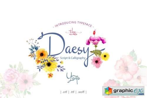 Daesy Script Font