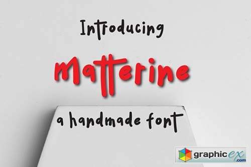 Matterine Typeface