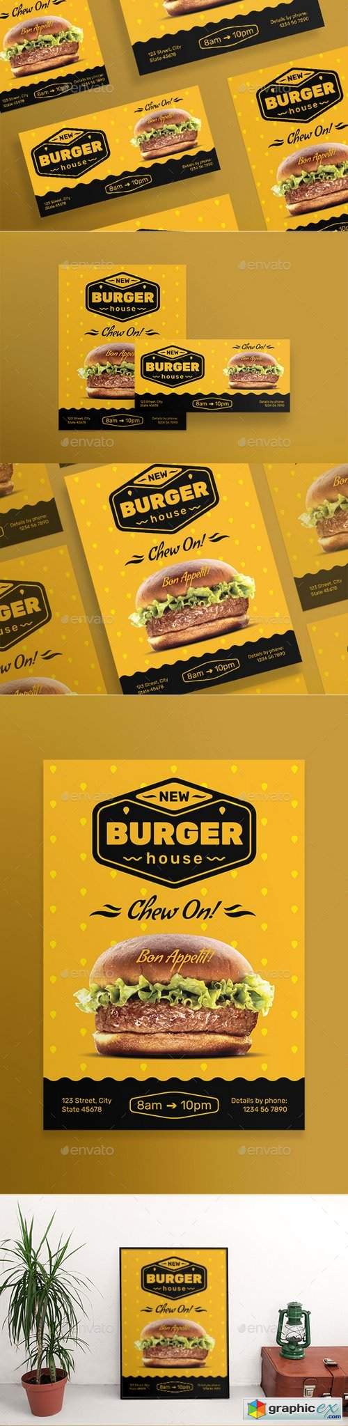 Burger House Banner Pack