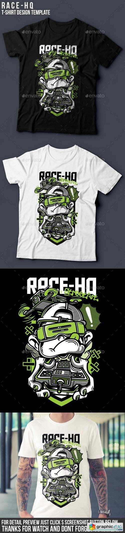 Race-HQ T-Shirt Design