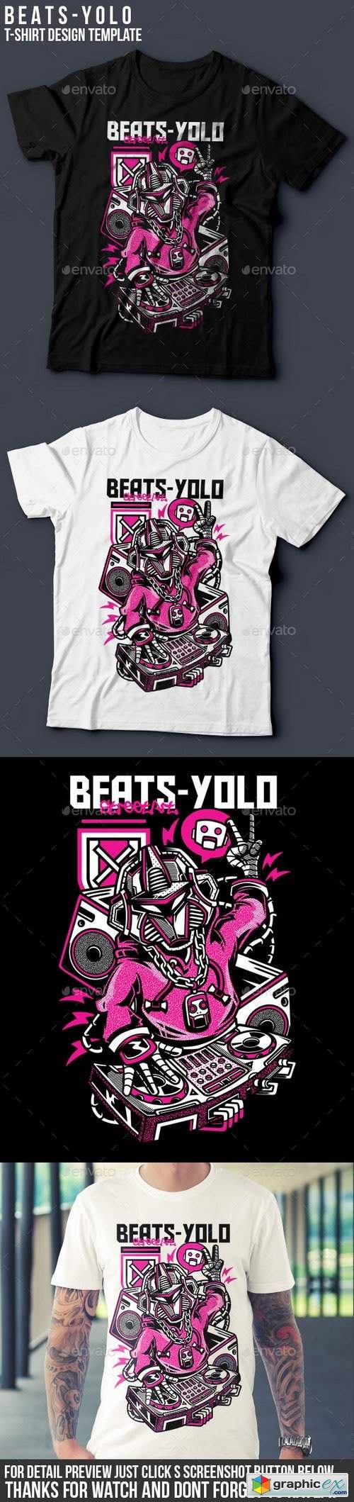 Beats-Yolo T-Shirt Design