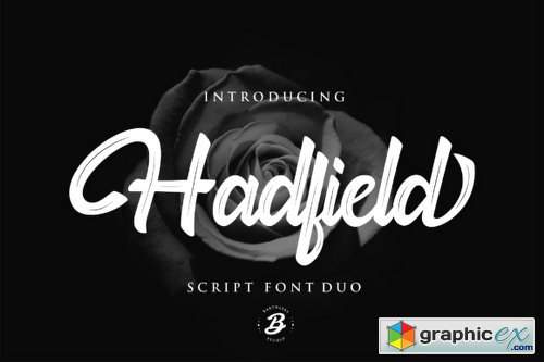Hadfield Script Font Family - 2 Fonts