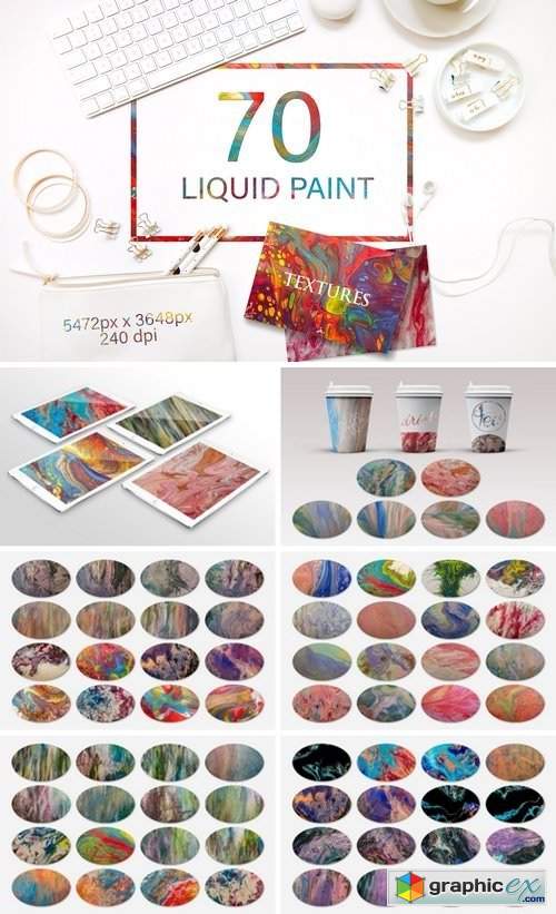 Liquid Paint Textures