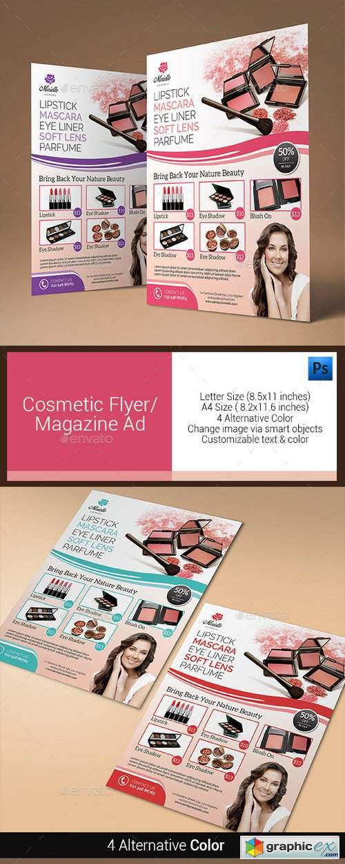 Cosmetic Flyer / Magazine Ad 10944344