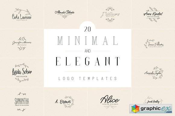 20 Minimal and Elegant Logos