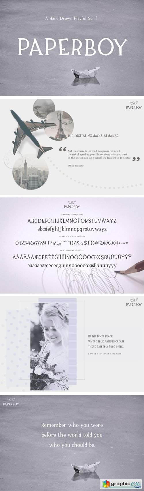 Paperboy | A Hand Drawn Serif