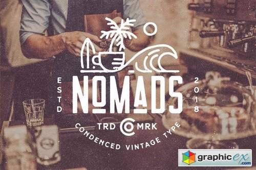 Nomads -The Farmer Original Typeface