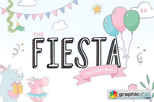 Fiesta Font Duo (ONLY $9)