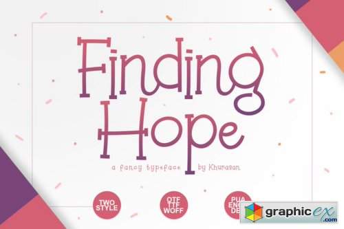 Finding Hope Font Family - 2 Fonts