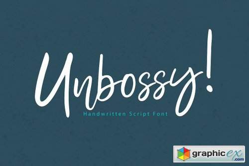 Unbossy | Handdwritten Script Font