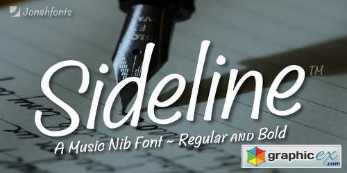Sideline Font Family - 2 Fonts