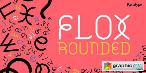 Flox Rounded Font Family - 2 Fonts