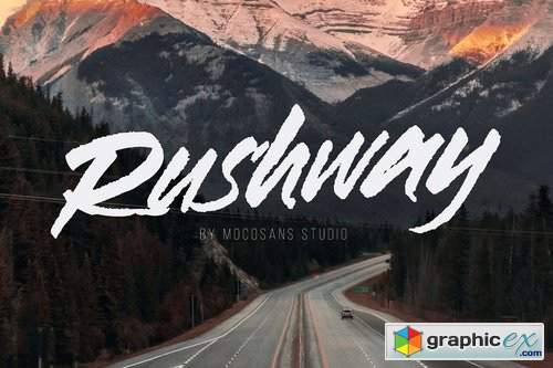 Rushway - Handwritten Display Font